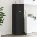 Apothecary Cabinet Black 40x41x144,5 cm Engineered Wood 3309637