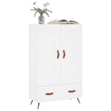 Highboard White 69.5x31x115 cm Engineered Wood 830292