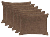 Cushion Cover 6 pcs HOUTEN Light Brown 80 x 80 cm 921828