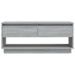 TV Cabinet Grey Sonoma 102x41x44 cm Engineered Wood 812973