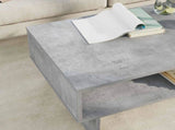 Coffee Table Concrete Grey 80 x 46 x 35 cm Engineered Wood 8000223