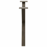 Coffee Table Legs X-Shaped 2 pcs Natural Steel 70x cm Steel 4012907