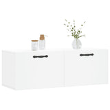 Wall Cabinet White 100x36.5x35 cm Engineered Wood 830124
