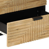 Bedside Cabinet Brown 50x33x62 cm Solid Wood Mango 4017729