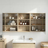 Bathroom Cabinet Set 3 pcs 126 x 16 x 62.5 cm Engineered wood 3403826