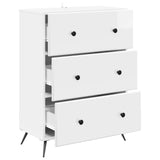Drawer Cabinet High Gloss White 66 x 34.5 x 90 cm 895529