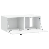 Wall-Mounted TV Cabinet White 78.5 x 41 x 30 cm Engineered Wood 898005