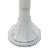 ZNTS Garden Post Light E27 120 cm Aluminium White 44210