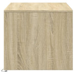 ZNTS Coffee Table with LED Lights Sonoma Oak Engineered Wood 851986