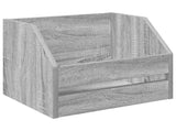 Vinyl Album Box 2 pcs Grey Sonoma 38 x 30 x 29 cm 8012821