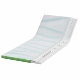 Mattress Topper White and Green 80 x 200 x 6 cm Jaquard Fabric 4106155