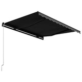 Manual Retractable Awning 350x250 cm Anthracite 3051238