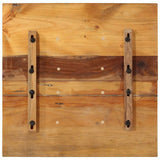 Table Top Multicolour Solid reclaimed wood 60x60 cm 286041