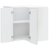 Kitchen Wall Corner Cabinet "Porto" Concrete Grey Engineered Wood 854101