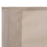 4 Piece Garden Lounge Set Fabric & Steel Cream 44353