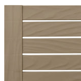 Sun Lounger Light brown Polypropylene 155x58x83 cm 364147