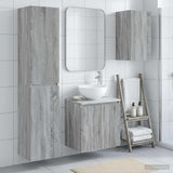 Bathroom Furniture Set 3 pcs Grey Sonoma 33 x 34.5 x 160 cm 3406069