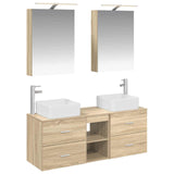 Bathroom Furniture Set 5 pcs Sonoma Oak 3406753