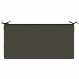 Seat Cushion SOEST 100% Polyester Anthracite 120 x 80 x 10 cm 946798