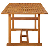 Garden Dining Table 180x90x75 cm Solid Acacia Wood 315945