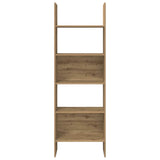Book Cabinet Artisan Oak 60 x 35 x 180 cm Engineered Wood 875022