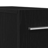 Apothecary Cabinet Black Oak 20 x 45.5 x 60 cm Engineered Wood 862637