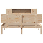 Bookcase Bed without Mattress 140x200cm Solid Wood Pine 3322632