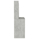 Makeup Table Concrete grey MDF with melamine surface Medium 331544