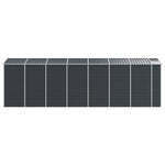 Garden Shed Anthracite 191x640x198 cm Galvanised Steel 3188259