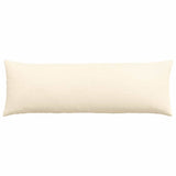Sofa Pillows 2 pcs Cream 120 x 40 cm Corduroy Fabric 42013819