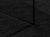 Medium Pile Soft and Washable Rug HUARTE Black 750 x 80 cm 42022514