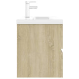 Sink Cabinet with Built-in Basin Sonoma Oak Engineered Wood 3071660
