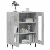 Sideboard Concrete Grey 69.5x34x90 cm Engineered Wood 827808