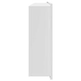 Shower Niche White 75 x 30 x 9.5 cm Stainless Steel 42012673