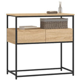 Console Table Sonoma Oak 75x40x75 cm Engineered Wood 834156