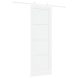 Sliding Door White 73.5 x 211 cm Solid Pine Wood 3333553