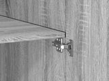 Highboard Grey Sonoma 80x42,5x249 cm Engineered Wood 3281369