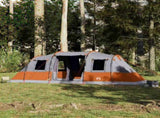 Family Tent Tunnel 6-Person Grey Waterproof 4009418