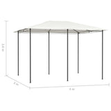 Gazebo 3x4x2.6 m Cream 160 g/m 313614