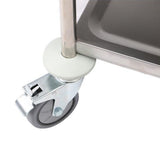 3 Tier Stainless Steel Trolley Cart Kitchen Restaurant Serving Catering Train UK 58929497
