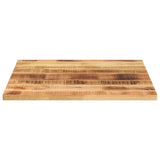 Table Top 80x80x2.5 cm Square Solid Wood Rough Mango 371350