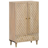 Highboard 60x33x100 cm Solid Wood Mango 358278