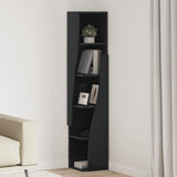 Corner Cabinet 27.5x27x140cm Engineered Wood Black 889866