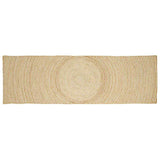Area Rugs White 80 x 200 cm Jute 42010715