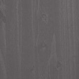 TV Cabinet "HAMAR" Light Grey 158x40x40 cm Solid Wood Pine 340475