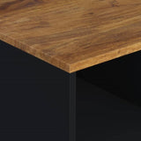 Coffee Table 80x50x40 cm Solid Wood Mango&Engineered Wood 350635