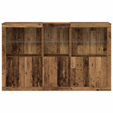 LED Sideboard Old Wood 162 x 37 x 100 cm Engineered Wood 3333122