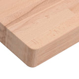Basin Shelf Wall Mounted Steel and Solid Wood Beech 3302363