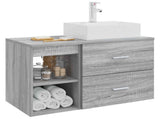 Bathroom Furniture Set 2 pcs Grey Sonoma Engineered Wood 3403893