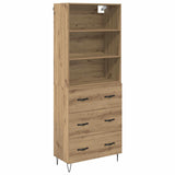 Highboard 2 pcs Artisan Oak 69.5 x 34 x 180 cm Engineered Wood 3415929